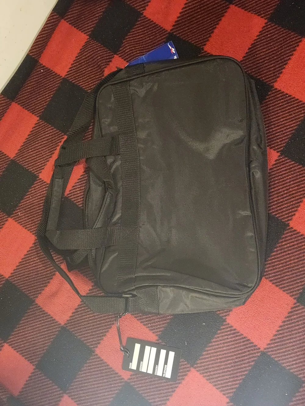 Reebok Black Laptop Bag with Atlanta 1996 Olympic Logo